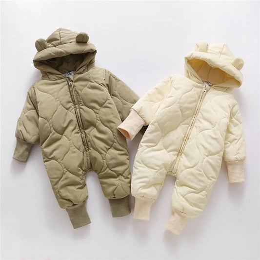 Cute Bear Ear Baby Jumpsuit