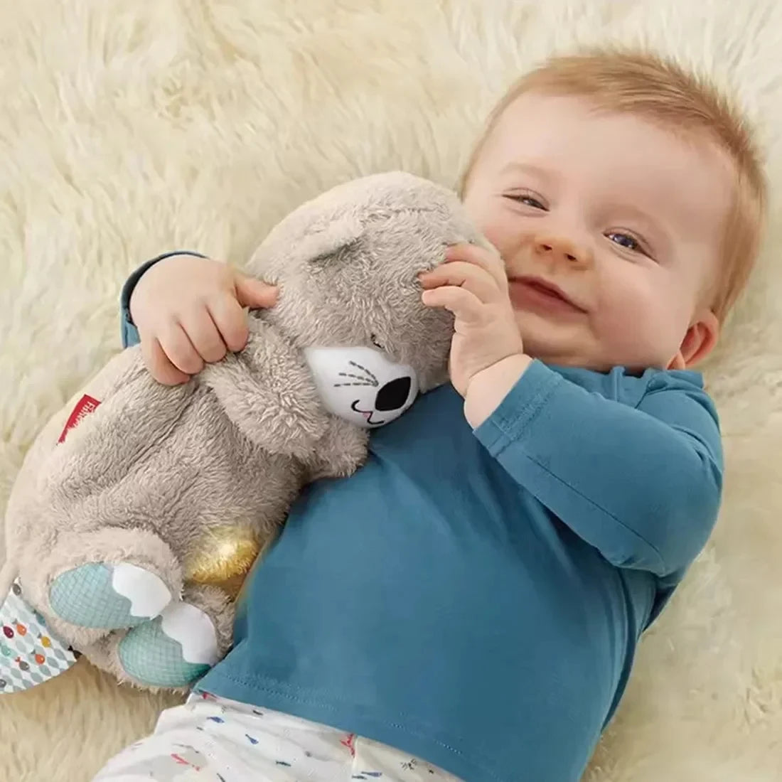 Baby Breathing Otter Plush