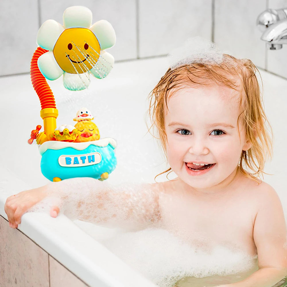 Sunflower Shower Bath