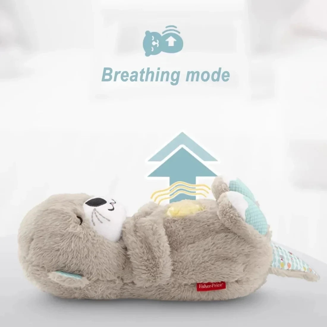 Baby Breathing Otter Plush